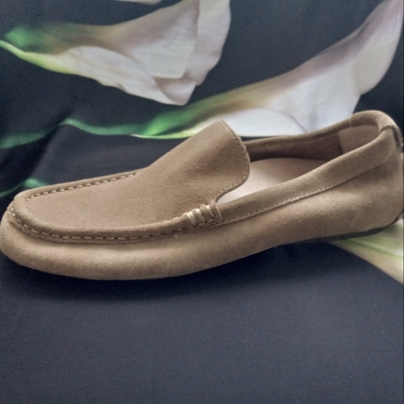 Vionic Suede Parker Slip-On Orthodic Loafers Sand Leather Suede Mens US 8 - Picture 7 of 11